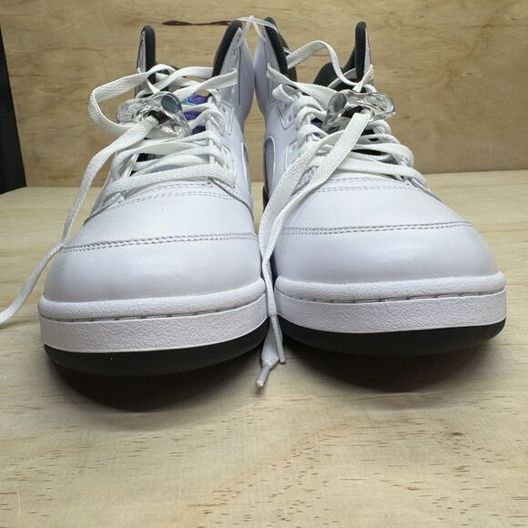 NEW DEFECT Air Jordan 5 Retro Grape White Purple Mens Sz 12 HQ7978-100 main image 11